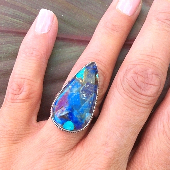 Dreamgems Jewelry - Lapis Lazuli 925 Silver Ring